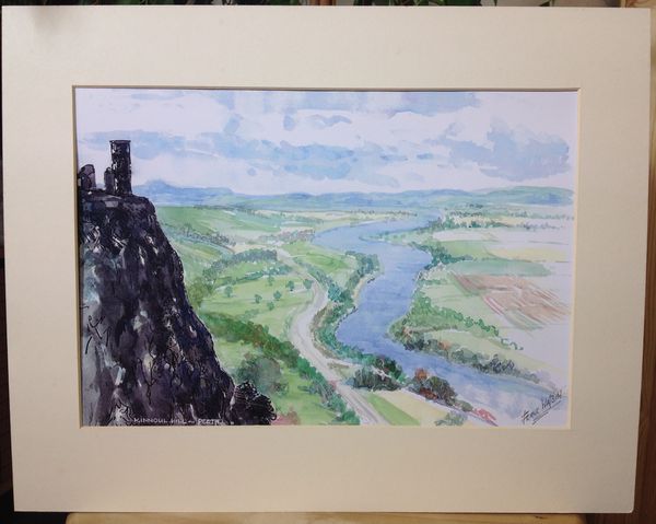 Frank Watson - Kinnoull Hill, Perth - A4 Hand Finished Print