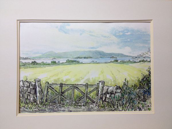 Frank Watson - Loch Leven, Kinross - A4 Hand Finished Print