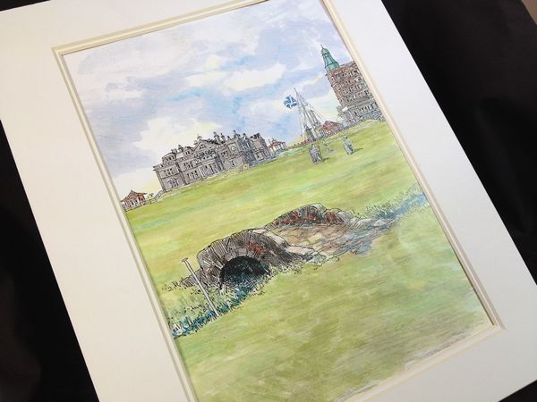 Frank Watson - St Andrews Royal & Ancient - A4 Hand Finished Print