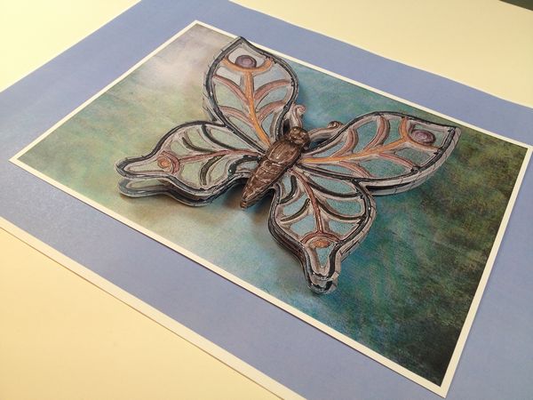 Ceramic Effect Butterfly Project 07 - 9 Pages to Download
