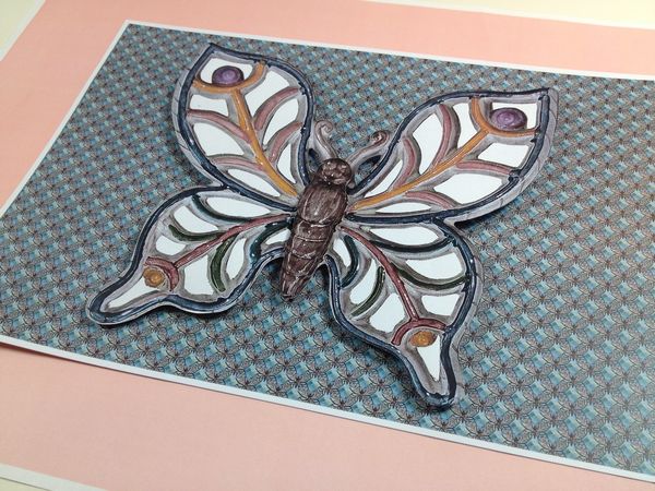 Ceramic Effect Butterfly Project 09 - 6 Pages to Download